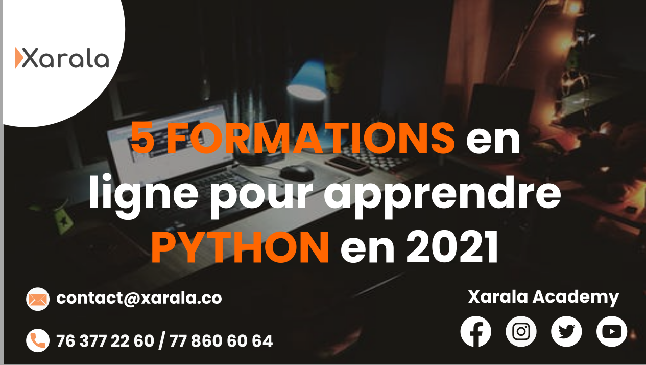 5 Formations en ligne pour apprendre Python - 2021